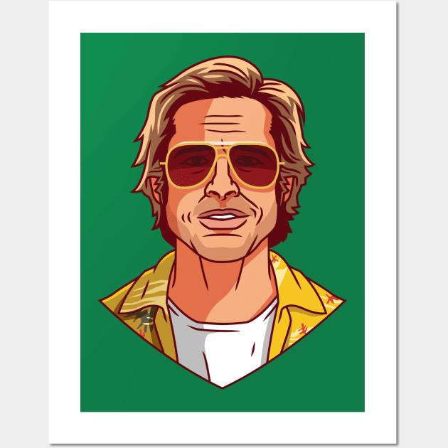 Brad Pitt Wall Art by bennyd302